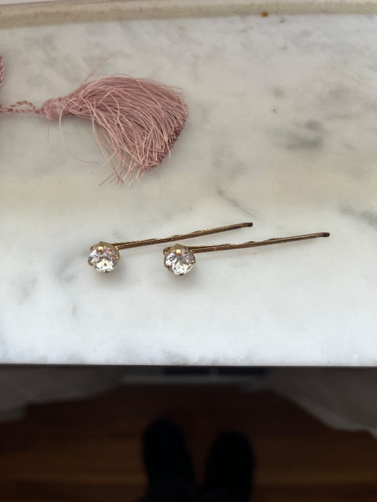 Jennifer Behr Gemma Crystal Diamond Hair Bobby Pin L. Erickson Little Gems Lot 3 main image 10